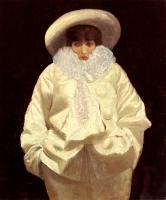 Giuseppe de Nittis - Sarah Bernhardt As Pierrot
